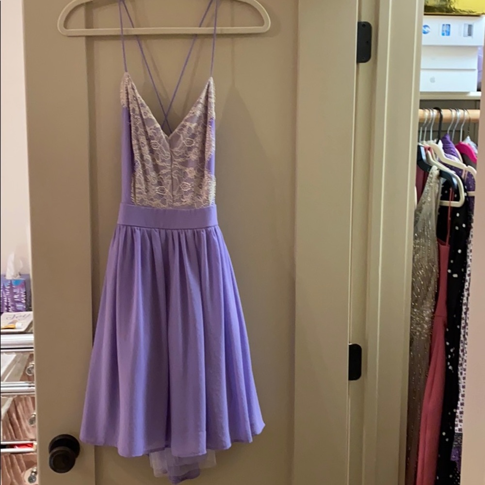 Purple dress